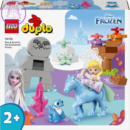 LEGO DUPLO FROZEN 2 Elsa a Bruni v začarovaném lese 10418 STAVEBNICE