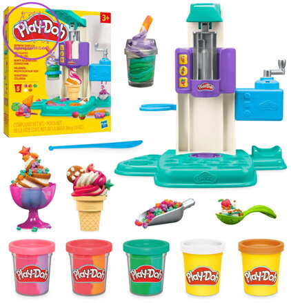 HASBRO PLAY-DOH Zmrzlinářský vozík kreativní set modelína s nástroji