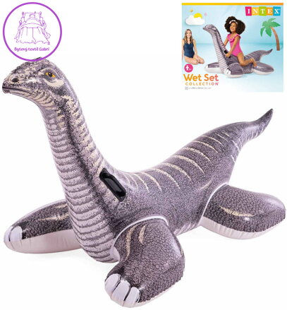 INTEX Nafukovací Brontosaurus 178x94cm plavidlo s úchyty na vodu 57584