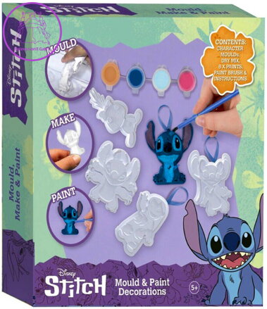 Lilo a Stitch přívěsek na klíče odlévání kreativní set výroba klíčenky
