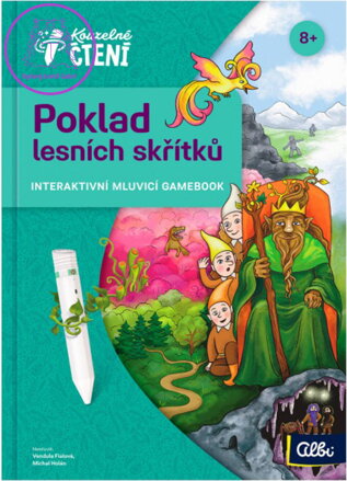 ALBI Kouzelné čtení Gamebook interaktivní Poklad lesních skřítků