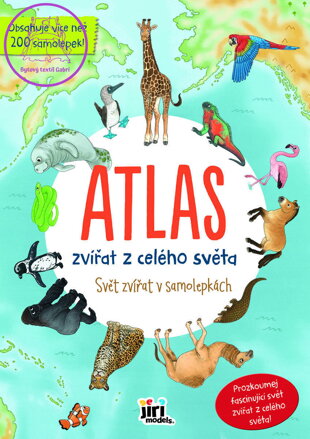 JIRI MODELS Svět zvířat v samolepkách Atlas - Zvířata světa