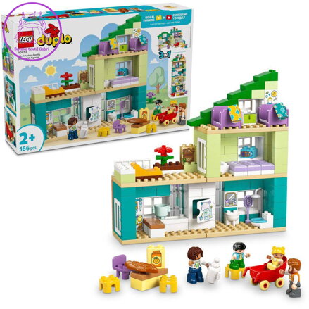 LEGO DUPLO Moderní rodinný dům 3v1 s figurkami 10470 STAVEBNICE