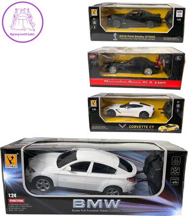 RC Auto BMW X6 na vysílačku 2,4GHz 1:24 na baterie Světlo 2 barvy