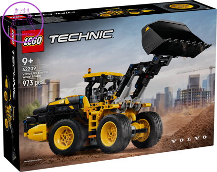 LEGO TECHNIC Kolový nakladač Volvo L120 Electric 42209 STAVEBNICE