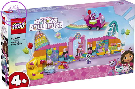 LEGO GABBYS DOLLHOUSE Gábinin párty pokoj 10797 STAVEBNICE