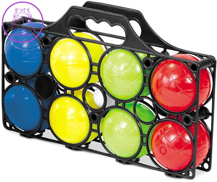 MONDO Hra Koulená petanque dětský barevný 8 koulí plast v nosiči