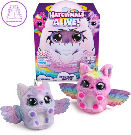 SPIN MASTER Hatchimals jednorožec líhnoucí se interaktivní na baterie Světlo Zvuk