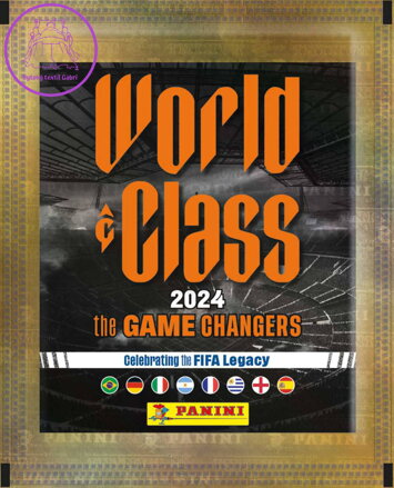 PANINI WORLD CLASS 2024 Sběratelské samolepky set 5ks v sáčku