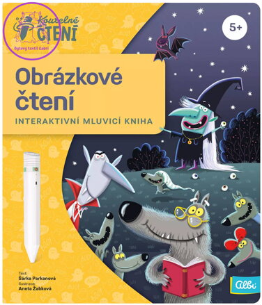 ALBI Kouzelné čtení Kniha interaktivní Obrázkové čtení Pohádky vlčího dědečka