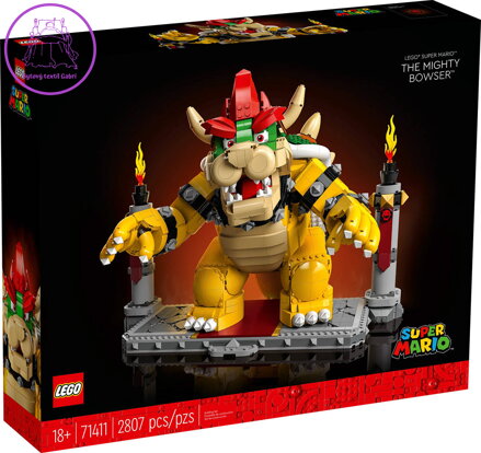 LEGO SUPER MARIO Všemocný Bowser pro dospělé 71411 STAVEBNICE