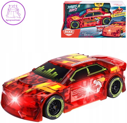 DICKIE Auto akční Beat Breaker sportovní s efekty na baterie Světlo Zvuk