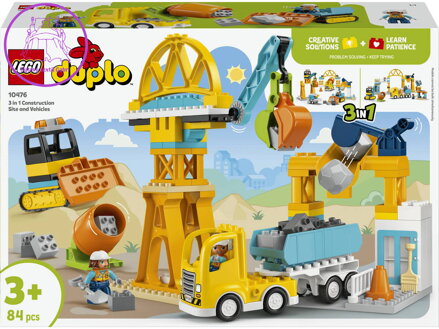 LEGO DUPLO Staveniště a vozidla 3v1 10476 STAVEBNICE
