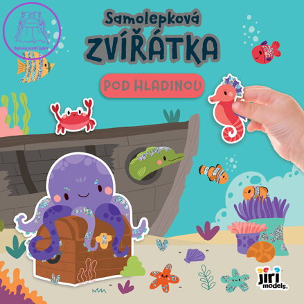 JIRI MODELS Samolepková knížka zvířátka Pod hladinou