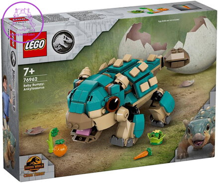 LEGO JURASSIC WORLD Malá Bumpy: Ankylosaurus 76962 STAVEBNICE