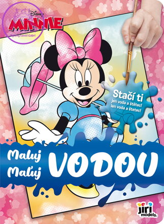 JIRI MODELS Maluj vodou Disney Minnie Mouse omalovánky