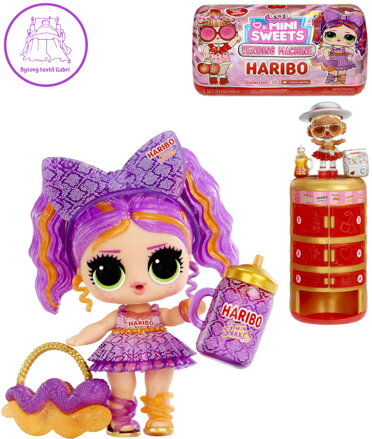 L.O.L. Surprise! Loves Mini Sweets Haribo set panenka s překvapením válec