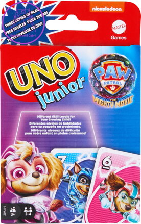 MATTEL HRA Uno karty Junior Tlapková Patrola *SPOLEČENSKÉ HRY*