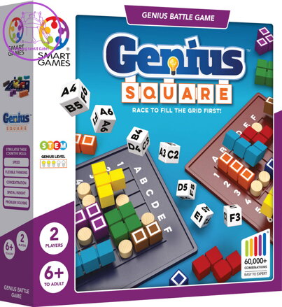 MINDOK HRA Smart Genius square logická *SPOLEČENSKÉ HRY*