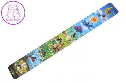 Metr dětský Krtek (krteček) nástěnný obrázkový 70-150cm tvrdý karton