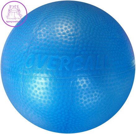 ACRA Míč overball 230mm modrý fitness gymball rehabilitační do 90kg