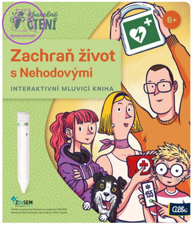 ALBI Kouzelné čtení Kniha interaktivní Zachraň život s Nehodovými