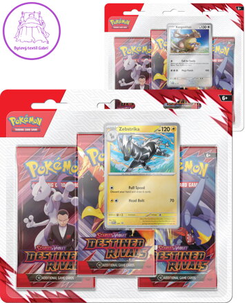 Hra Pokémon TCG SV10 Destined Rivals 3 pack blister booster