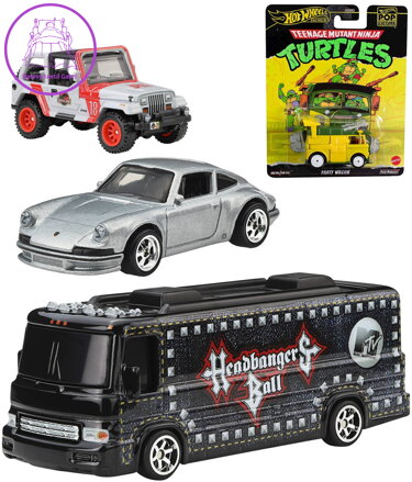 MATTEL HOT WHEELS Auto Prémiový angličák POP Culture kov 5 druhů