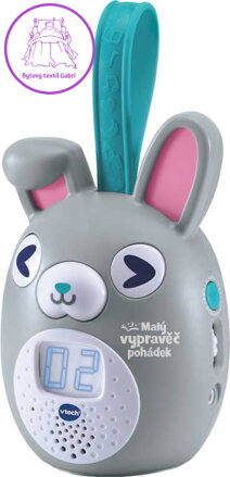 VTECH Malý vypravěč pohádek králíček vypráví zpívá CZ na baterie REC Zvuk