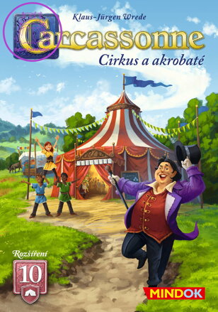 MINDOK HRA Carcassonne: Cirkus a akrobaté 10. rozšíření (2025)