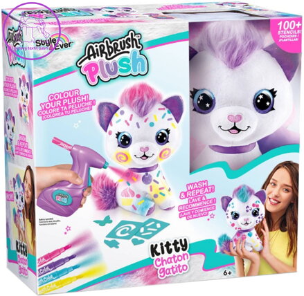 EP Line Airbrush studio Kočička kreativní set s rozprašovací pistolí na baterie EP Line Airbrush studio Kočička kreativní set s rozprašovací pistolí na baterie