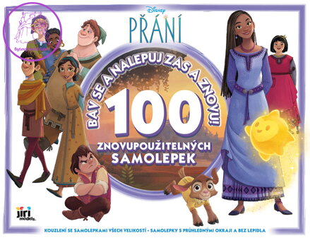 JIRI MODELS Album samolepky Disney Přání Bav se a nalepuj zas a znovu!