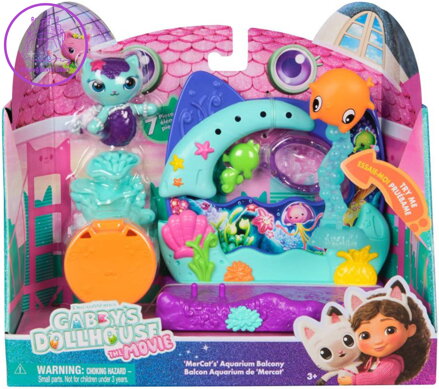 SPIN MASTER Gábinin kouzelný domek film balkónový herní set akvárium