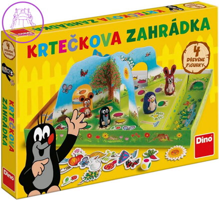 DINO Hra Krtečkova zahrádka 3D Krtek (Krteček) *SPOLEČENSKÉ HRY*