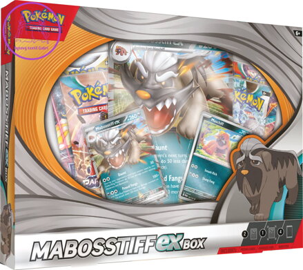 ADC Pokémon TCG: Mabosstiff ex Box set 4x booster s doplňky