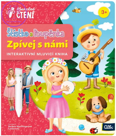 ALBI Kouzelné čtení Kniha interaktivní Štístko a Poupěnka Zpívej s námi