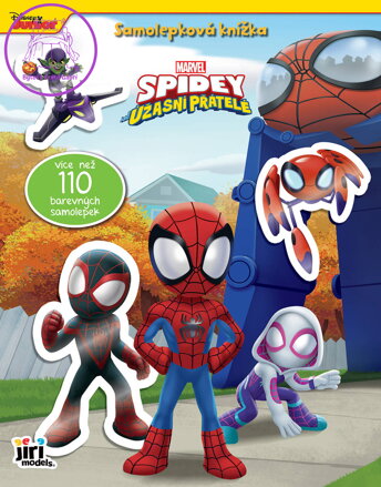 JIRI MODELS Samolepková knížka Spidey 110+ samolepek