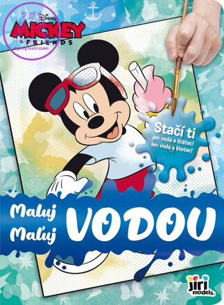 JIRI MODELS Maluj vodou Disney Mickey Mouse omalovánky