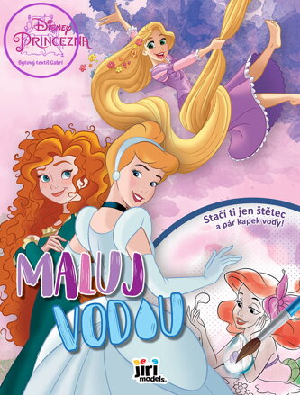 JIRI MODELS Maluj vodou A4 Disney Princezny omalovánky
