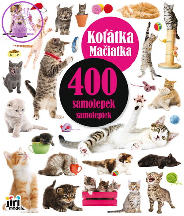 JIRI MODELS 400 samolepek Koťátka