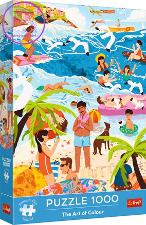 TREFL PUZZLE The Art of Colour V teple prázdnin 48x68cm skládačka 1000 dílků