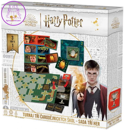 EFKO Hra Harry Potter Turnaj tří čarodějnických škol 3v1 *SPOLEČENSKÉ HRY*