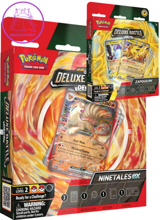 ADC Hra Pokémon TCG: Deluxe Battle Deck Ninetales ex / Zapdos ex 2 druhy