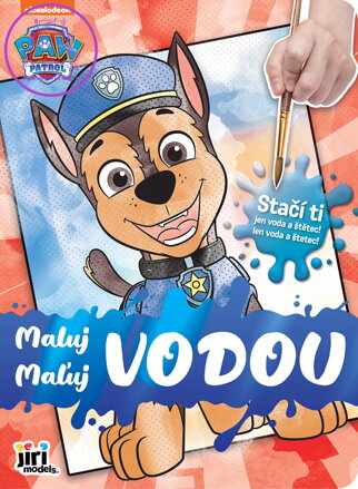 JIRI MODELS Maluj vodou Tlapková Patrola II. omalovánky