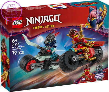LEGO NINJAGO Kai a závody na motorkách 71838 STAVEBNICE