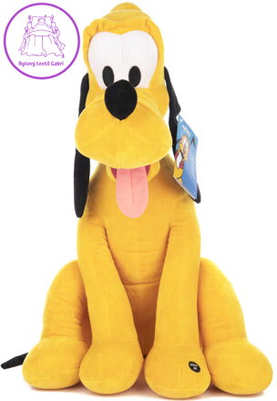PLYŠ Pes Pluto Disney 30cm sedící na baterie Zvuk *PLYŠOVÉ HRAČKY*