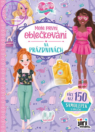 JIRI MODELS Moje první oblečkování Na prázdninách 150+ samolepek