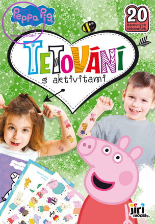 JIRI MODELS Tetování s aktivitami Peppa Pig 20 tetovaček