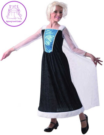 KARNEVAL Šaty Princezna vel.M (120-130cm) 5-9 let *KOSTÝM*