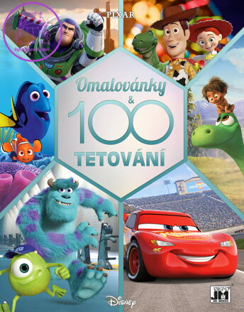 JIRI MODELS 100 tetování + omalovánky Disney pro kluky
